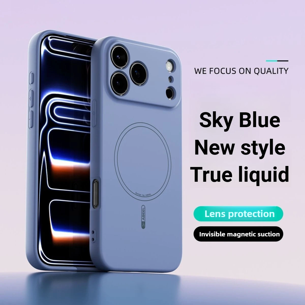 Ultra-Durable Liquid Silicone Magnetic Phone Case Cover