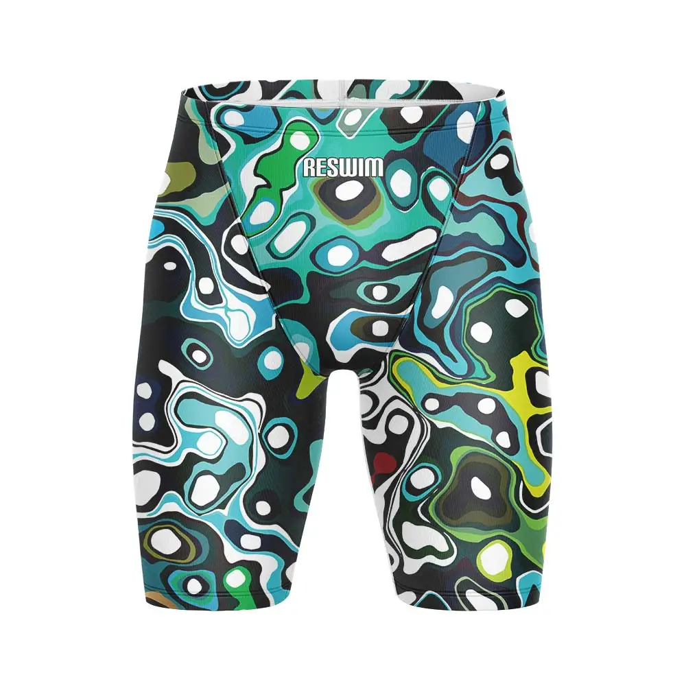 Men's Swim Jammer Athletic Training Swimsuit Shorts for Summer