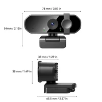 1080P FHD Computer Camera with Built-in Microphone, USB Plug & Play, Full HD 1080P Video, Compact Design for Streaming, Online C - Image 2