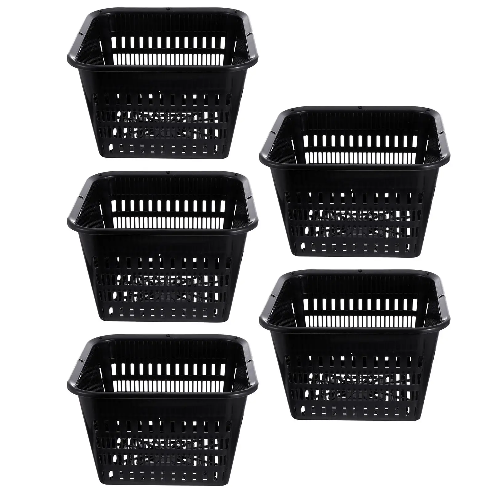 

5pcs Plastic Orchid Plant Plant Grower Thickened Orchid Baskets with Holes Planter Plastic Baskets Wall Plant Grower with Holes