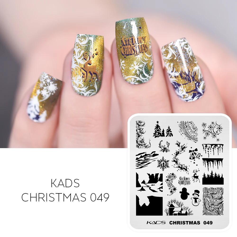 1pc Nail Art Satmping Plate Halloween Christmas Template Stencil for Stamper UV Polish Art Decoration Manicure DIY Salon Tool 5