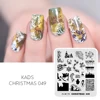 1pc Nail Art Satmping Plate Halloween Christmas Template Stencil for Stamper UV Polish Art Decoration Manicure DIY Salon Tool 5