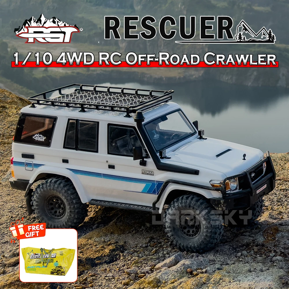 R G RGT EX86190 Rescuer Simulation LC76 4WD RTR Two-Speed Shift