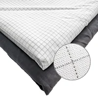 Draps de lit fixés de mise à la terre en Fiber d'argent 10%, drap de lit conducteur au sol, Anti-ESD, soulage la pression, améliore la santé 4