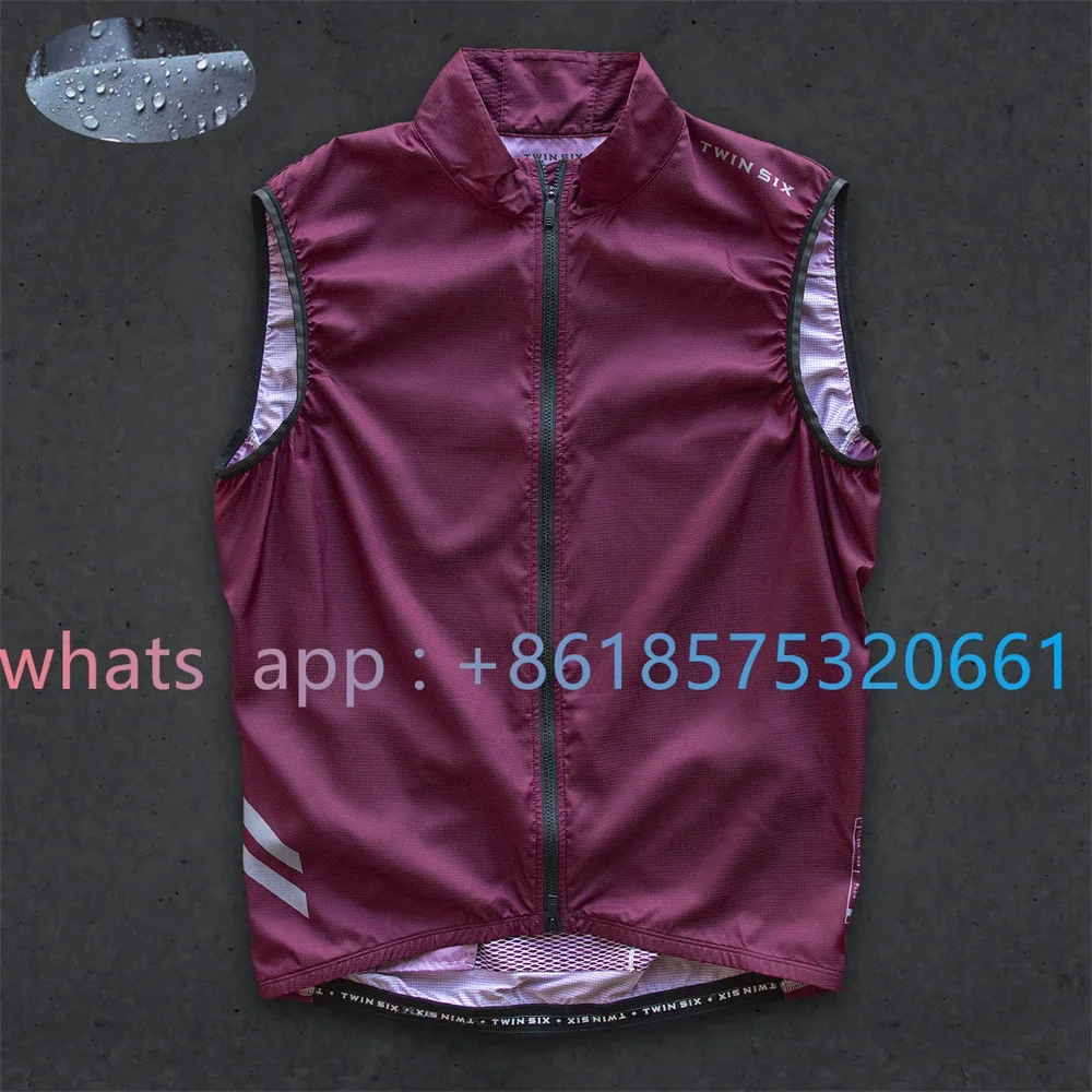 Twin Six Wind Vest Spring/autumn Bike Windproof Waterproof Jerseys Cycling Bike Jacket Lightweight Ultrathin Unisex Top New