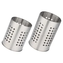 

2pcs Multi-functional Storage Containers Tableware Drying Racks (Silver)