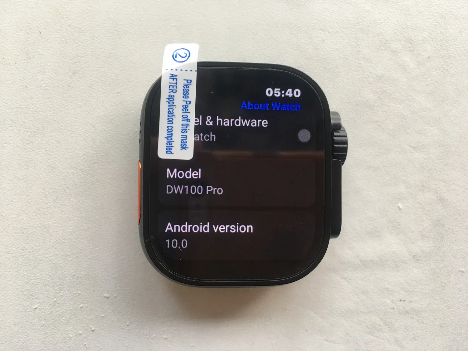 2025 DW100 Pro Fingerprint Edition 4G LTE Android Smartwatch 2.29'' AMOLED Ultra HD Screen 8MP Pull-out Camera Man  Women Watch 5