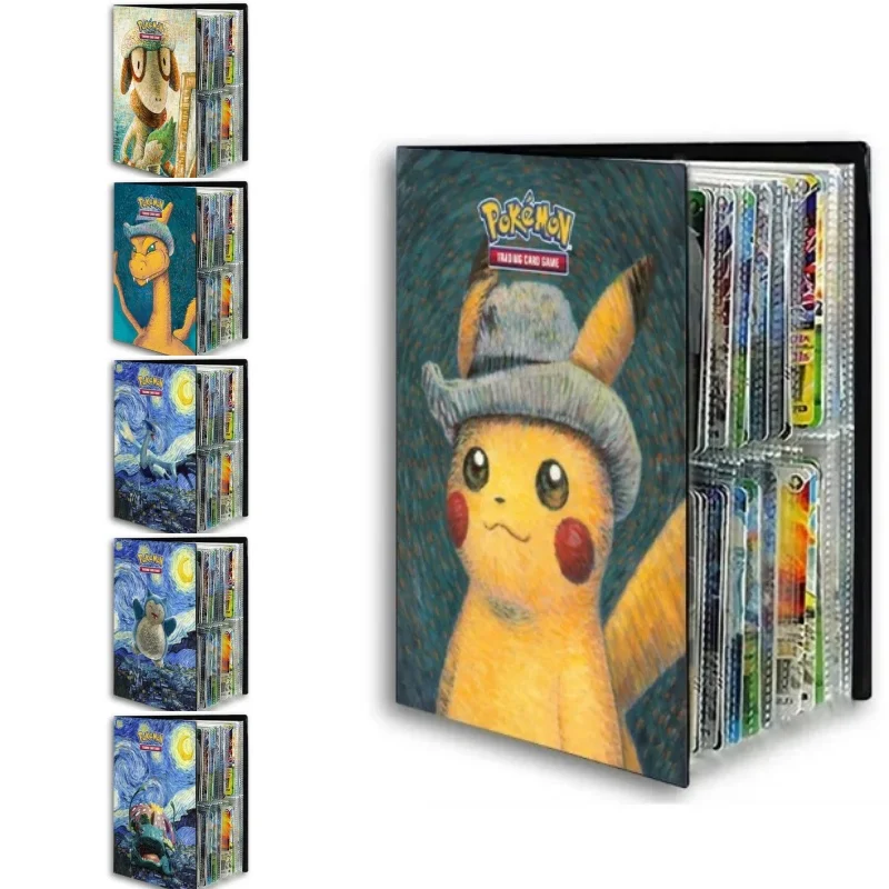 

240Pcs Pokemon Pikachu Blastoise Charizard Lillie Kids Gifts Toys Card Album Book Self Made Anime Game Characters Classic Series
