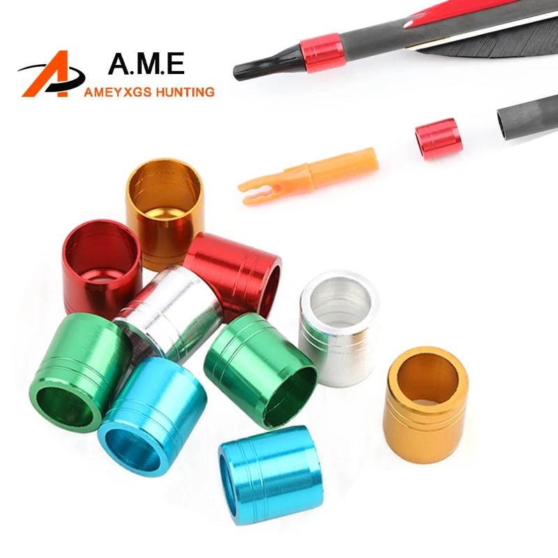 Anillos Antiexplosión Para Flechas De Tiro Con Arco - 50 Piezas Acero Inoxidable, Protección Para Eje OD 7.2/7.4/7.6mm