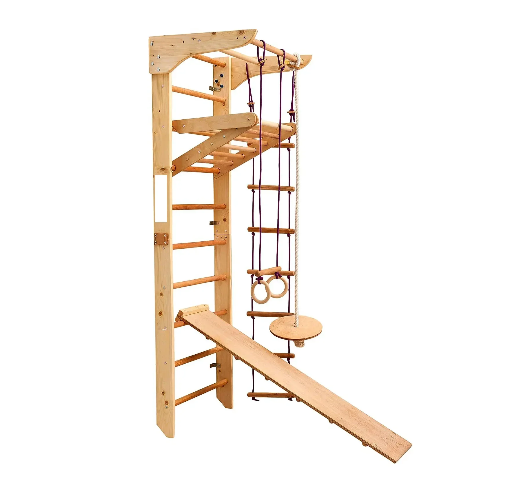 Indoor Mounting Kit Equipment Wooden Climbing Frame Children's Climbing Wall Mounted Kids Gym