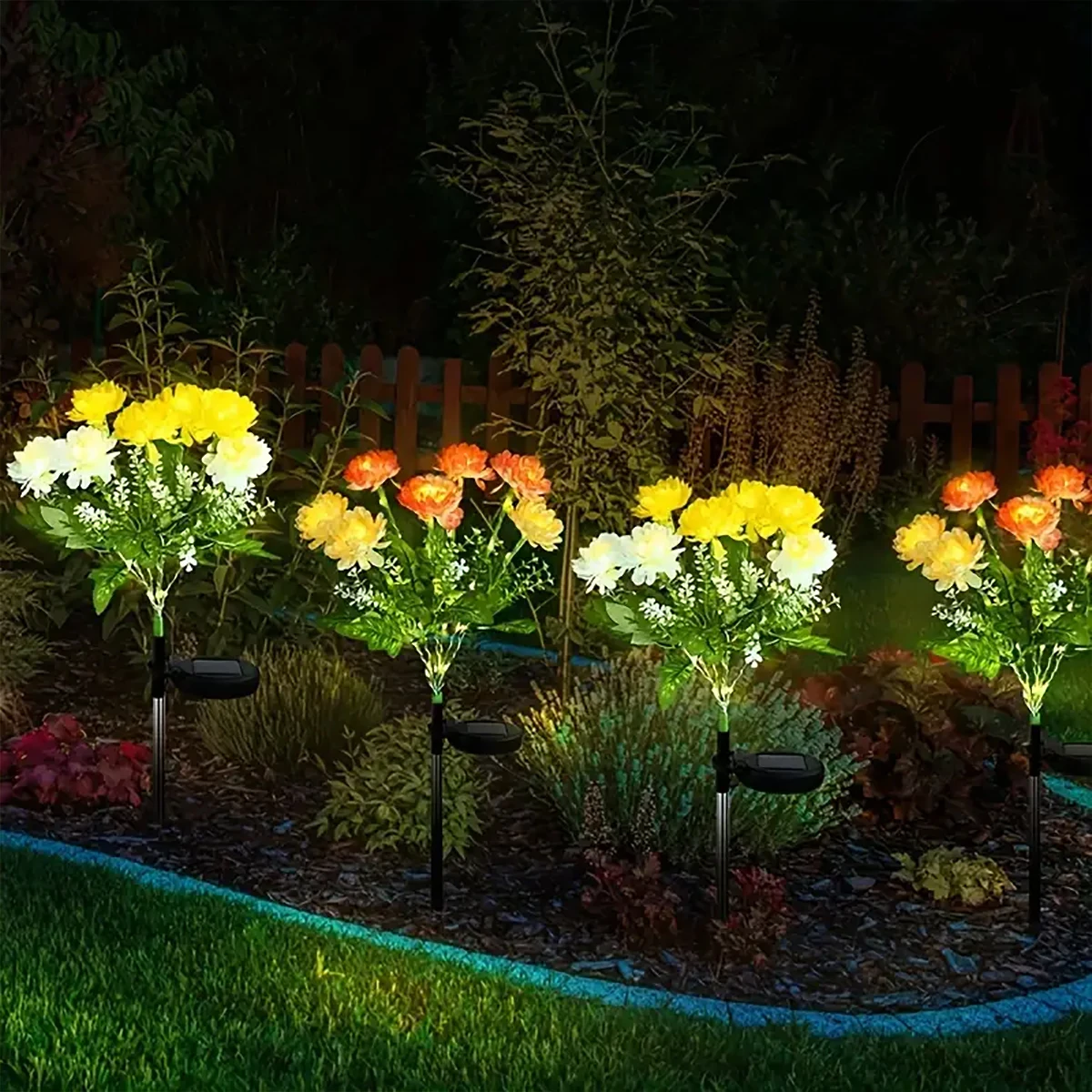 Radiant Solar Snowdrop Garden Light – Outdoor Decorative LED