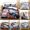 3D Printed Gintama Bedding Set Anime Gintoki Sakata Duvet Cover Double Twin Full Queen King Adult Kids Bedclothes Quilt Cover 1