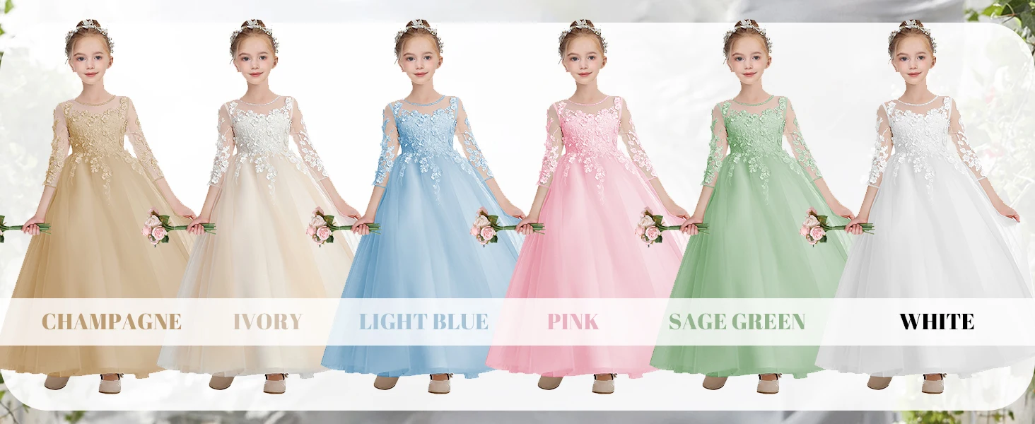 MCieloLuna Elegantes ärmelloses Maxikleid für Mädchen, formelle Kleidung, V-Rücken, Prinzessinnenkleid