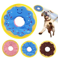 Dog donuts, noisy paper toys, outdoor interactive, squeaking sound, bite resistant, suitable for small and medium-sized dogs 1