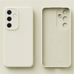 Premium Liquid Silicone Protective Phone Case - Soft Back Cover - Galaxy S26 UItra (White)