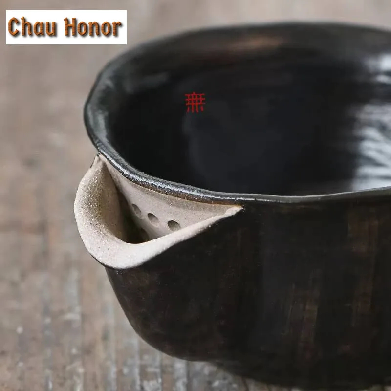 180ml Japanese Handmade Coarse Filter Tea Pitcher Tea Divider Cha Hai Brewing Green Tea Justice Cup Coffee Teaset Accessories