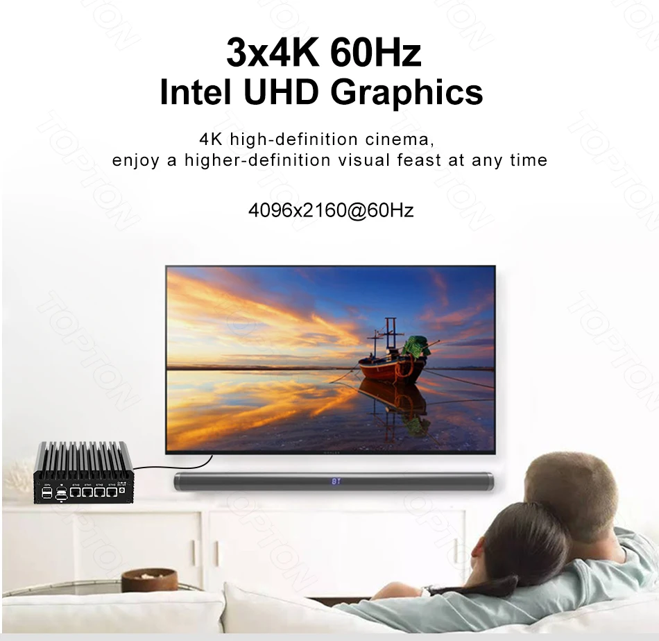 Fanless Mini PC N6005 2.5G LAN Router N5105 4xIntel I226-V DDR4 M.2 NVMe SSD TPM2.0 Micro Firewall Appliance Description Image.This Product Can Be Found With The Tag Names Barebone Mini PC, Computer Office