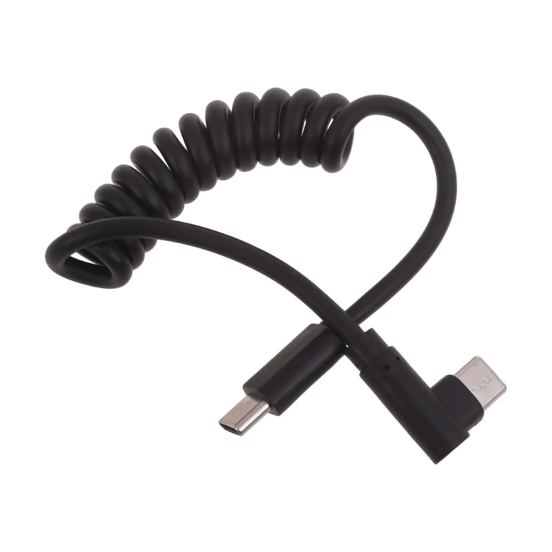 รูปสินค้า สายชาร์จ USB 60W สายม้วน 90 องศา ชาร์จเร็ว ใช้งานได้ทุกอุปกรณ์