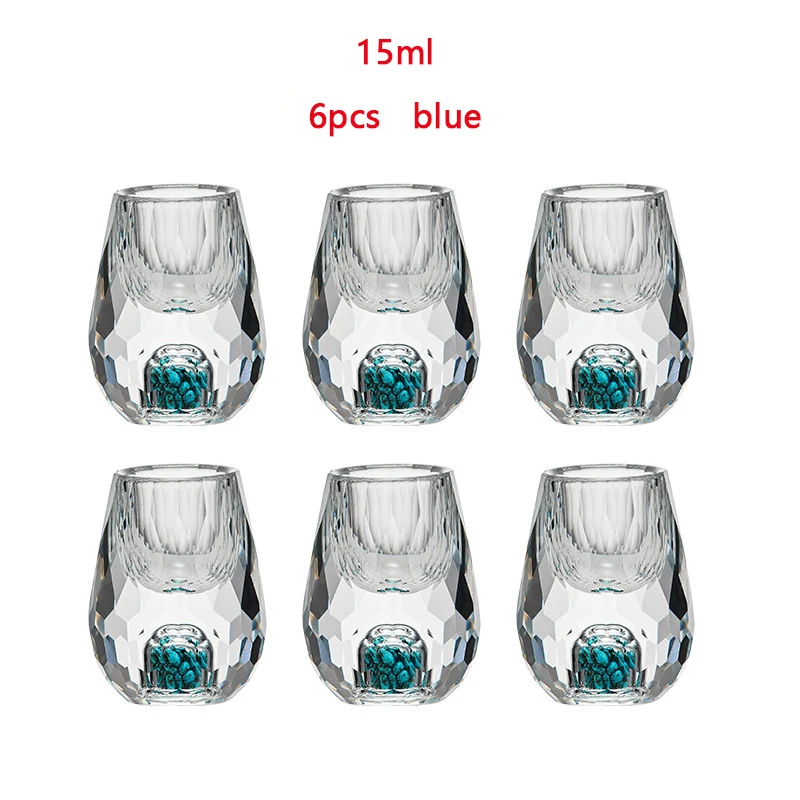 Bicchierini Da Shot Brandy Liquore Set Di 6 Bicchierini Da Liquore Con Vassoio - 60 Ml - Vetro Trasparente - Per Whisky, Vodka, Rum, Casa O Bar Bicchierini Liquore Set Bar Per Liquori