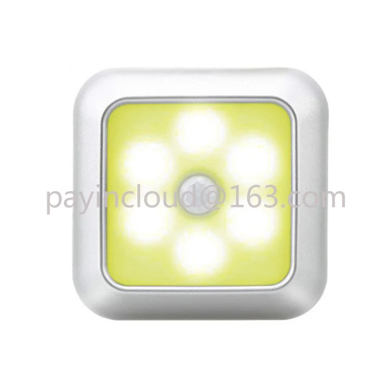 

Base Wall Light for Stairs Kitchen Bedroom Wireless Motion Sensor Night Light Battery Operated LED Closet Cabinet Lamp Magnetic