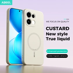 Custodia Shockproof in Silicone Liquido Liscio - Pannello Posteriore ABEEL