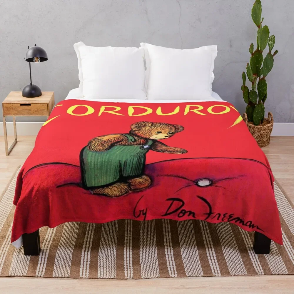 

Corduroy Bear classic cover illustration Throw Blanket heavy to sleep funny gift For Sofa Thin Luxury St Blankets
