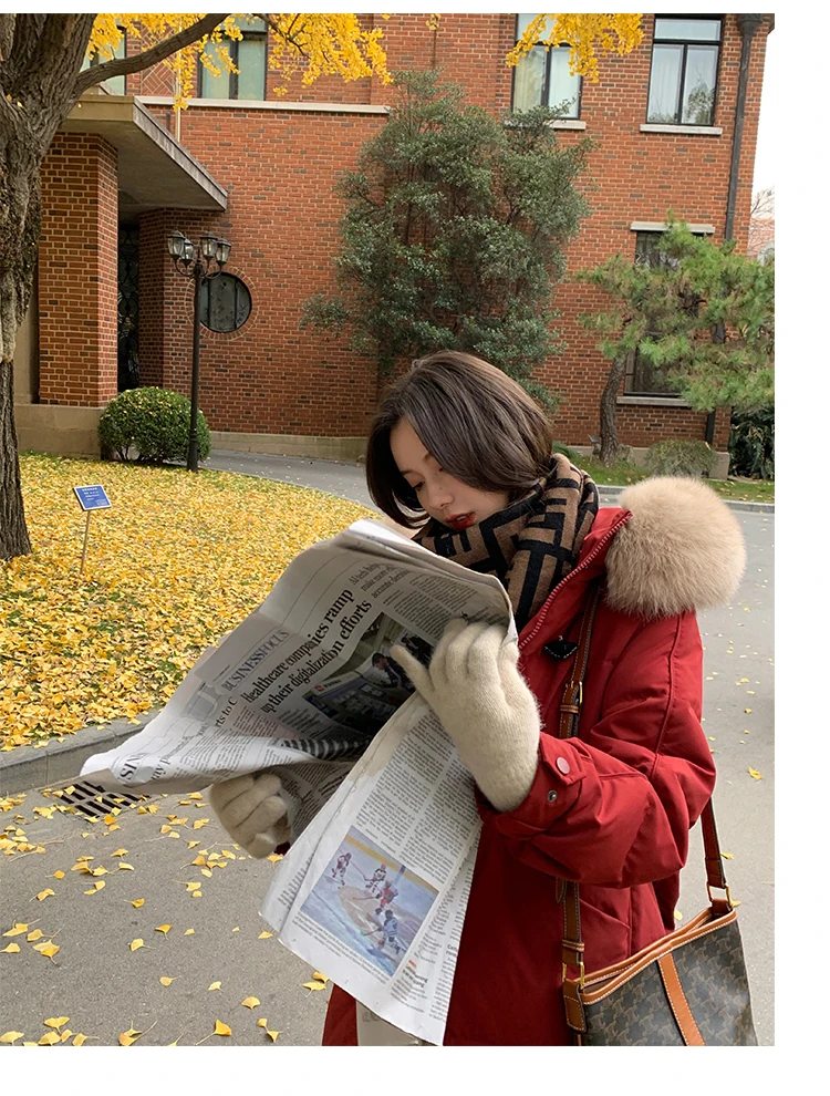 jaqueta de inverno novas mulheres parka roupas casaco longo com capuz jaqueta gola de pele grosso quente neve usar acolchoado parka