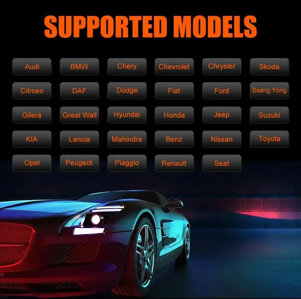 Orange5 Programmer Tool support models