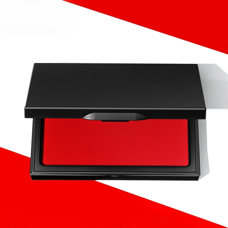 High Quality Black Printing Pad with Multifunctional Felt for Office and Production, Suitable for Use with Transparent Stamps