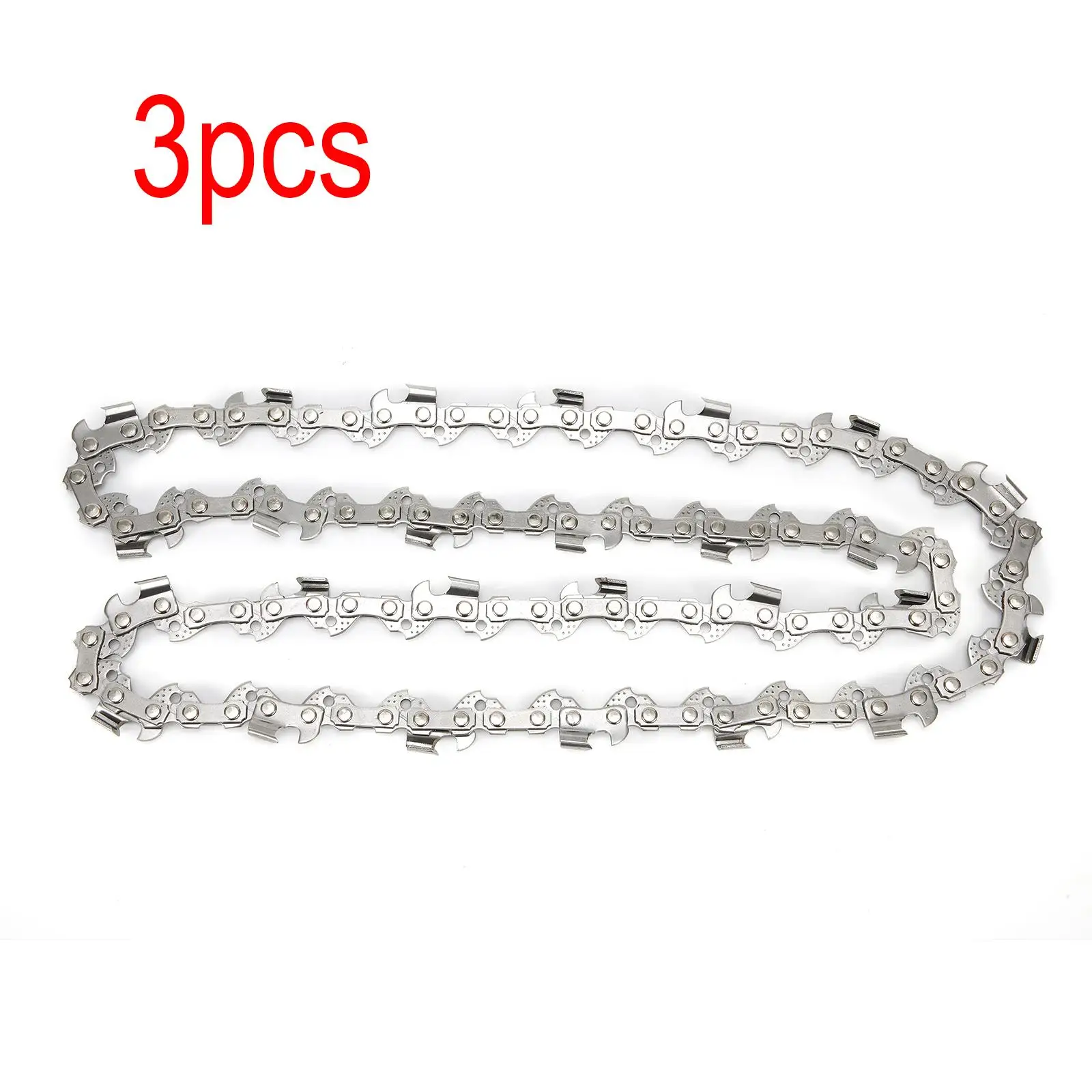 3x 14inch/35cm Chainsaw Saw Chain 1.3MM 3/8 0.050" 52 Fits For 135 235 236 Replacement Garden Power Tool Parts//