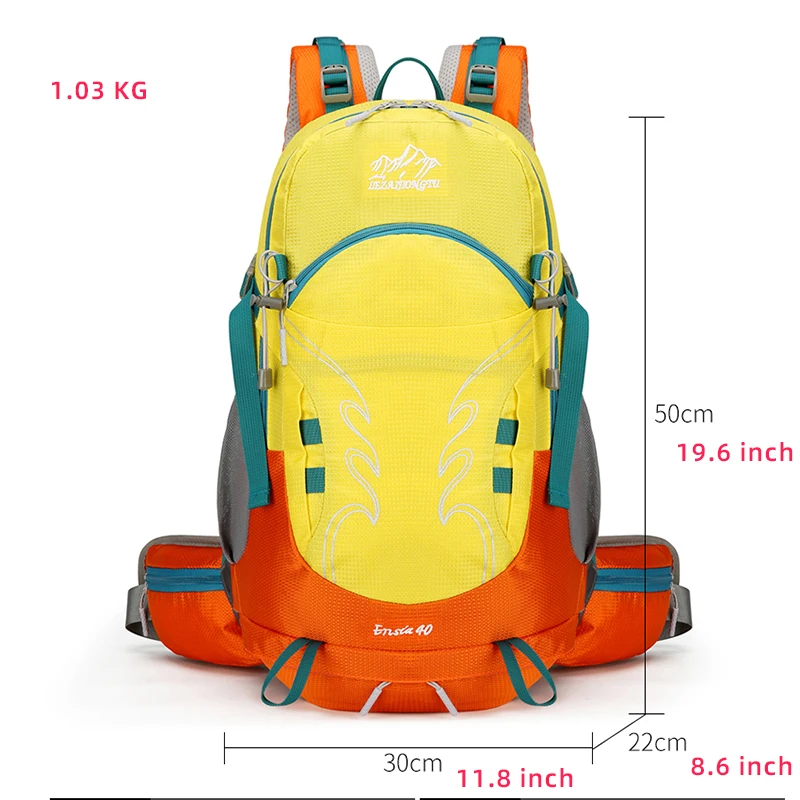 Grey Travel Backpack For Men New Luxury Quality Large Capacity Camping Hiking Back Pack Teenager Cycling Backpack Male Female 4