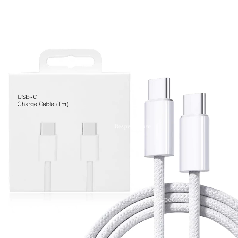 Original USB-C Fast Charger Cable For Apple iPhone 15 Pro Max 15 Pro 15 Puls PD 60W USB-C Weaving Charging Data Line Accessories Best Sellers In Phones Accessories