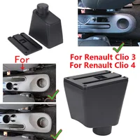 สําหรับ Renault Clio 4 พนักพิงสําหรับ Renault CAPTUR Clio 3 III IV รถกล่องอุปกรณ์เสริมอะไหล่เฉพาะภายใน Retrofit 2