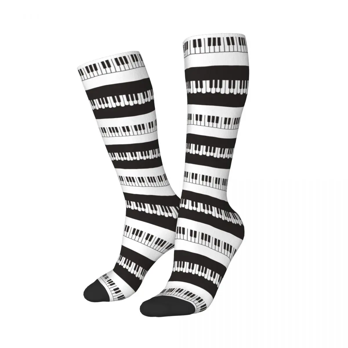 

Повседневные шаблоны для клавиатуры пианино для женщин и мужчин носки до середины икры аксессуары для музыкальных пианино длинные носки теплый подарок на день рождения