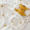 Cotton Gauze Muslin Baby Blanket Super Soft Newborn Swaddle Wrap Quick Dry Boy Girl Kids Bath Towel Baby Stroller Blanket Cover 2