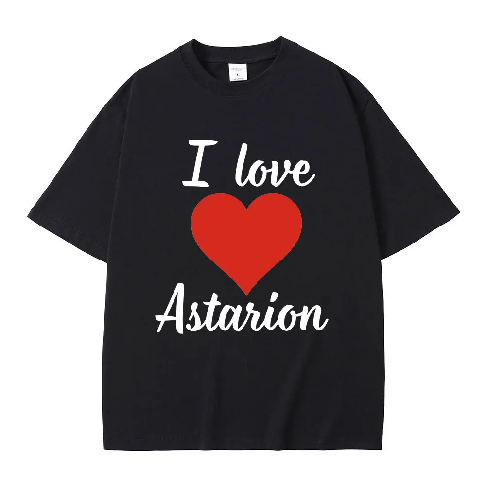 

I Love Astarion Graphic Tshirt Hot Game Baldurs Gate Funny Meme Print T Shirts Summer Men Women Fashion Casual Oversized T-shirt