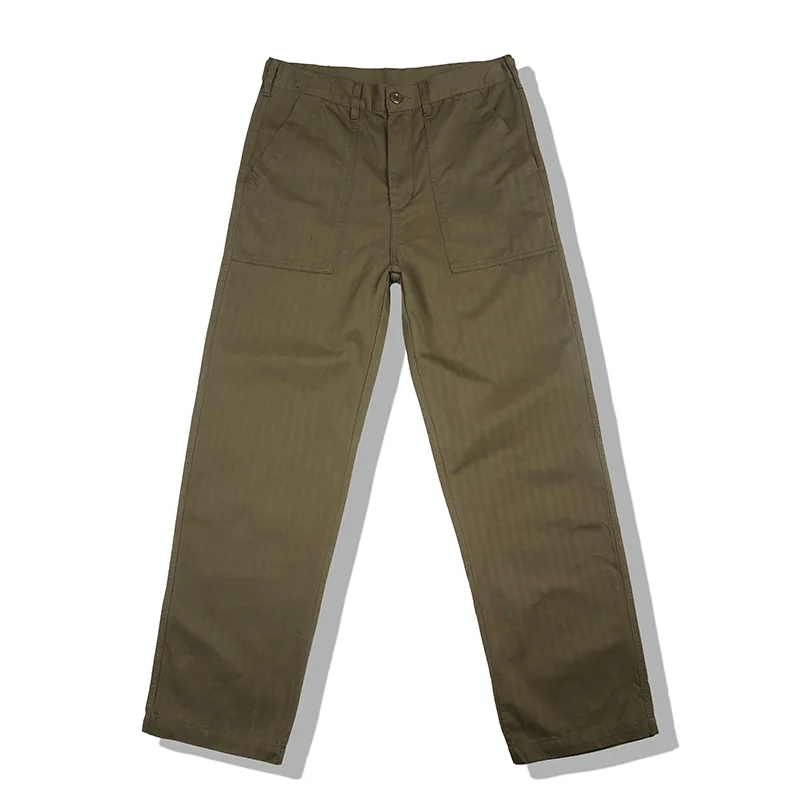 OKONKWO Europe Military Pants OG-107 Work Casual Pants Herringbone Pattern Trousers Outdoor Trekking Camping Climbing Overalls