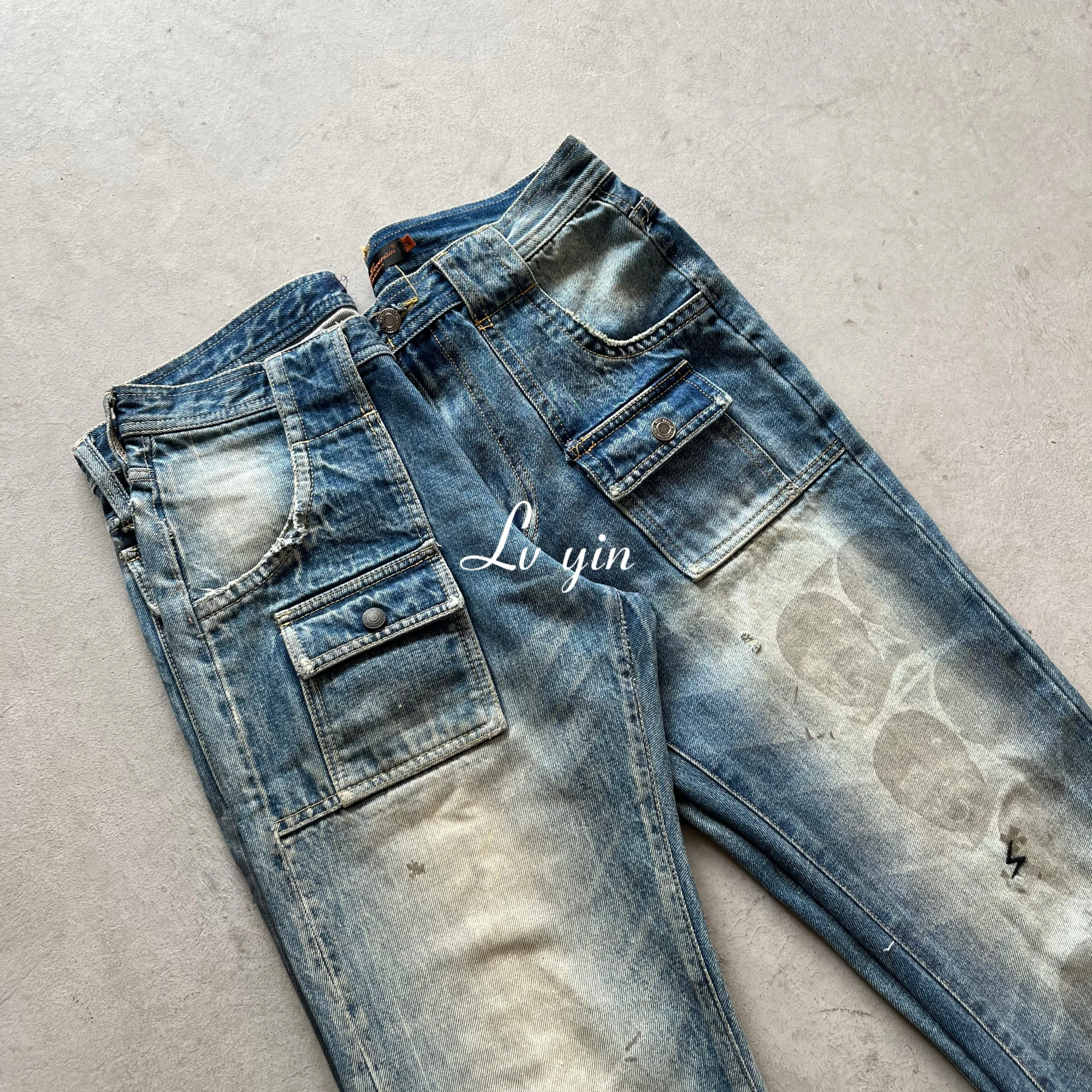 Brand New Undercover Multiple Personalities Fit Straight PANT Jeans Cotton Denim Pants Comfort Casual Jeans Size 1 2 3 #N182 4