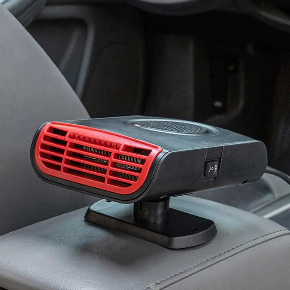 Car Spacec Heater 360-degree Rotatable Car Heater Universal 360&deg; Rotary Base Quick Heating Fan for Auto Windshield