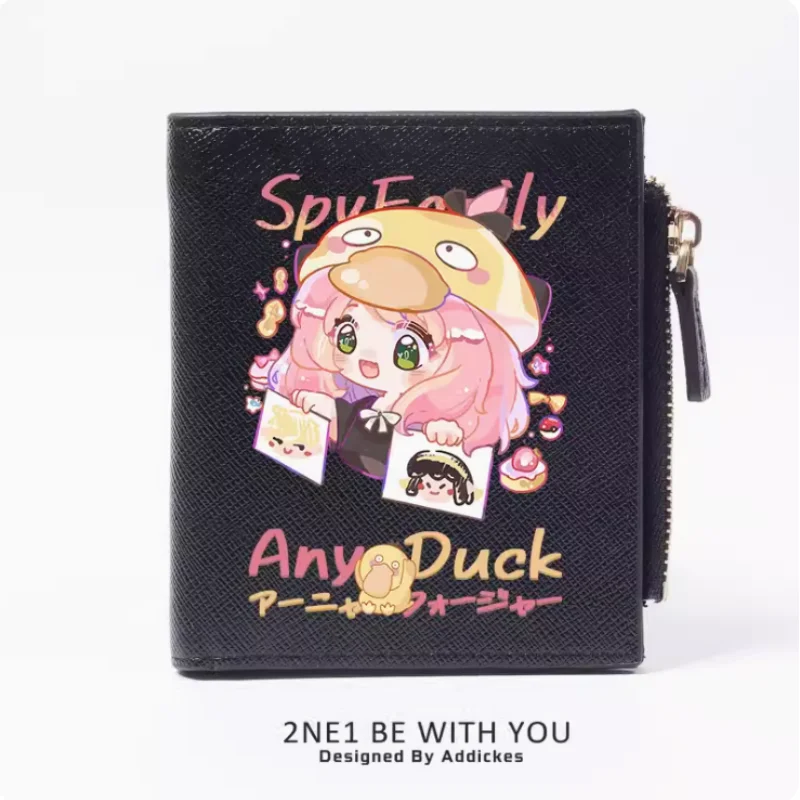 Anime Spy Family Anya Forger Zipper Fashion Wallets PU Purse Card Holder Money Bag Gift B1290 Cosplay