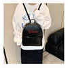 Embroidered Name Women's Retro Backpack PU Soft Leather Casual Outdoor Backpack Fashionable and Simple Backpack 3