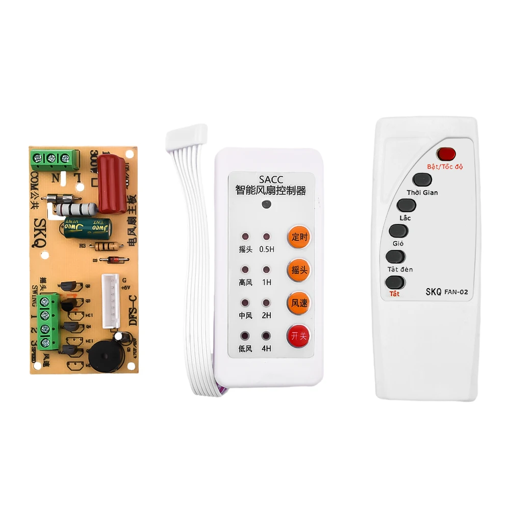 Board Fan Controle Remoto Módulo Kit Velocidade Regulação Timing Control