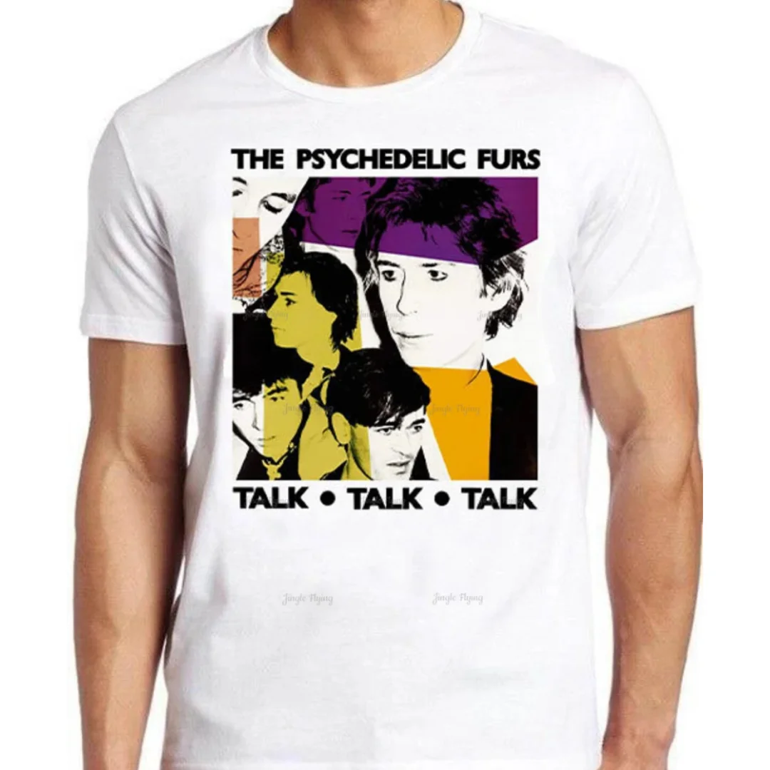 Le Pellicce Psichedeliche Unisex Oversize Tee B3218 Talk Talk Talk Punk Rock Retro Cool Tee