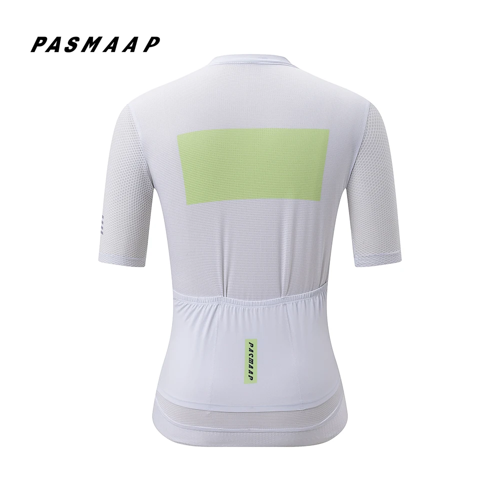 PASMAAP-Midsummer Cycling Jersey for Men, MTB Road Bicycle Shirt, Pro Team, Short Sleeve Bike Clothes, High Quality 5