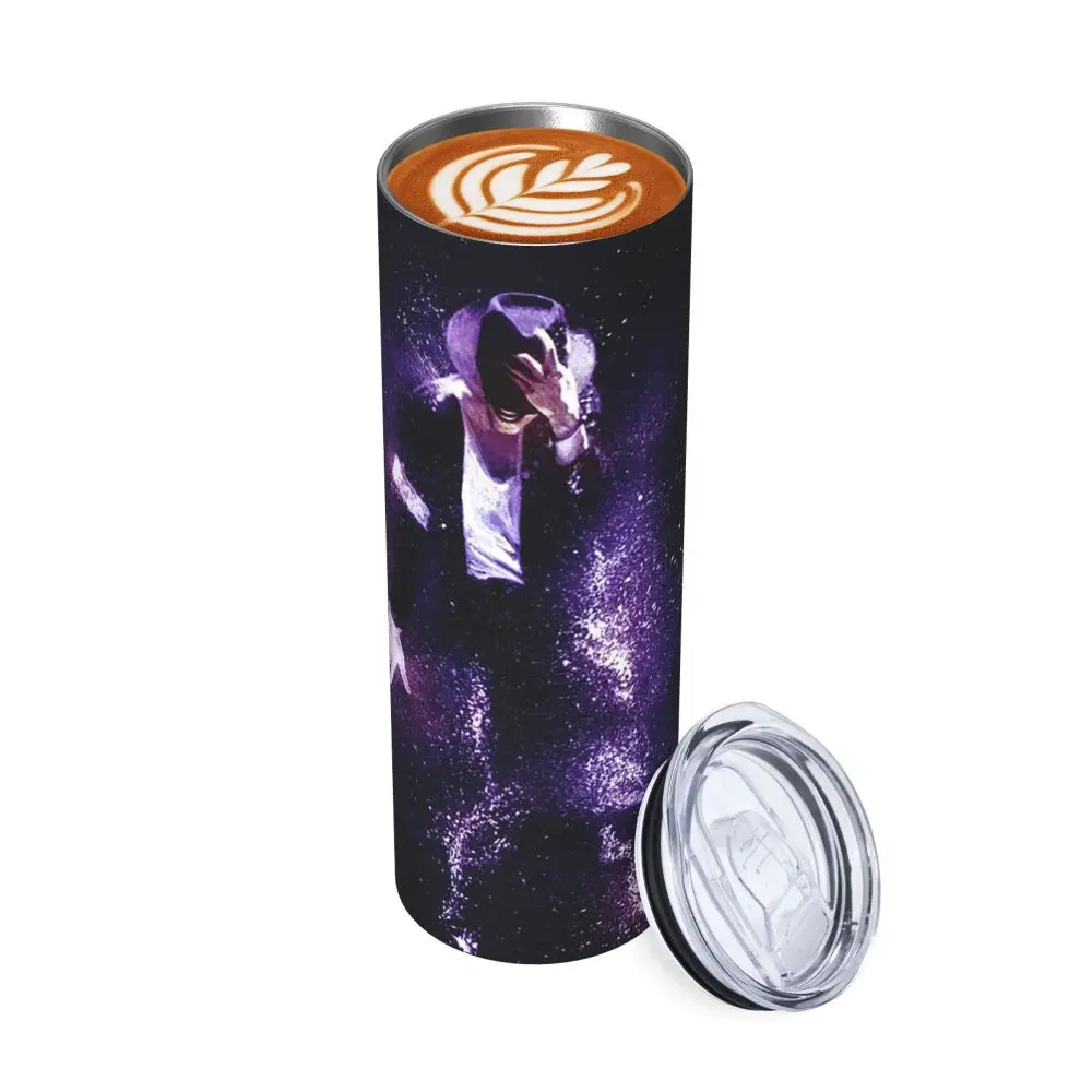 Michael Jackson Musicians Singers Dancers Stainless Steel Tumbler Vacuum Insulated Mug Thermal Cold Bottle Straws With Lid 20oz