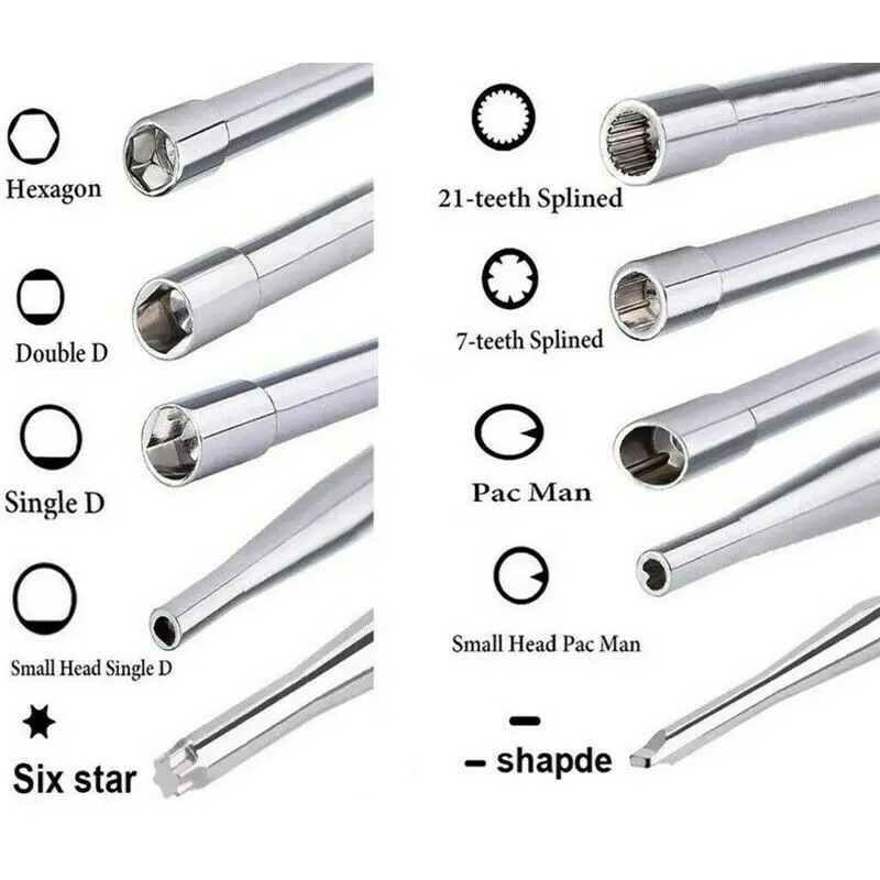 Carburetor Adjustment Tools 10/6pcs Multi-head Tune-up Screwdriver Set Car Repair Motorcycle Accessories Chainsaw Trimmer