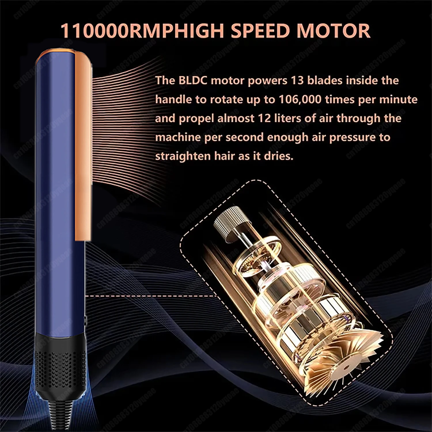2IN1 Cold/Hot Air Straightener with LCD Display Hair Straightener & Hair Dryer Styling Ions Iron Styling hair dryer hair styler air hair styler hair styling set