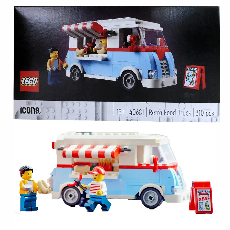 Lego 40681 Icon Retro Dining Car Boys and Girls Puzzle Building Blocks Children's Toy Gift
