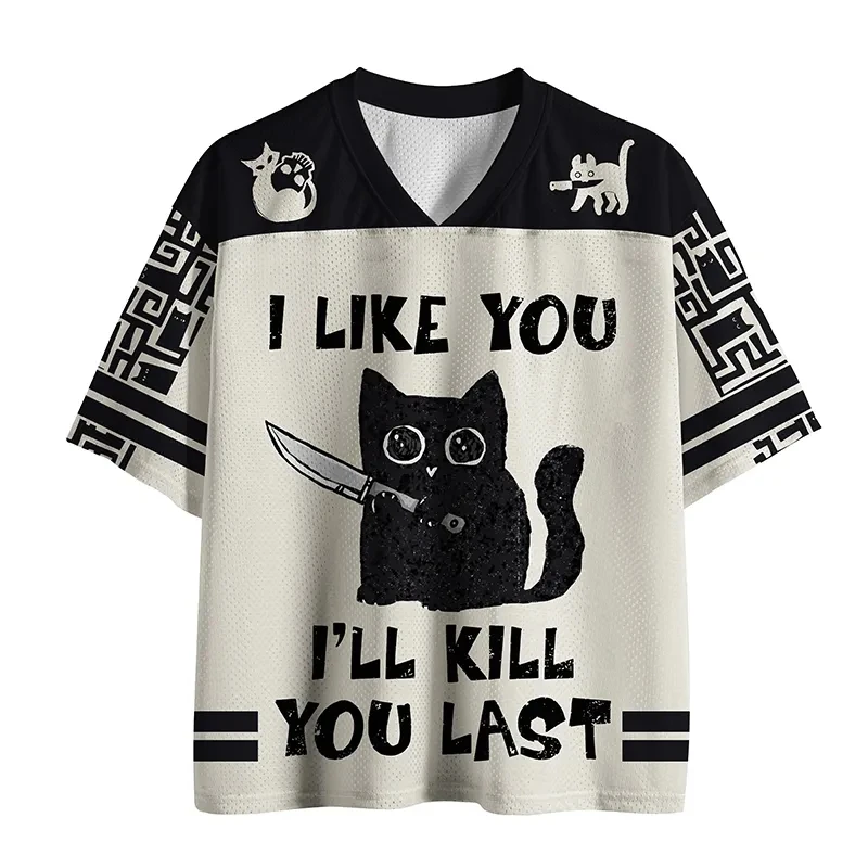 2026 Du bist der Letzte auf meiner Liste 3D-gedrucktes Jersey Herren Sommer Harajuku Outdoor T-Shirt Atmungsaktiv Schnelltrocknend Streetwear Kleidung