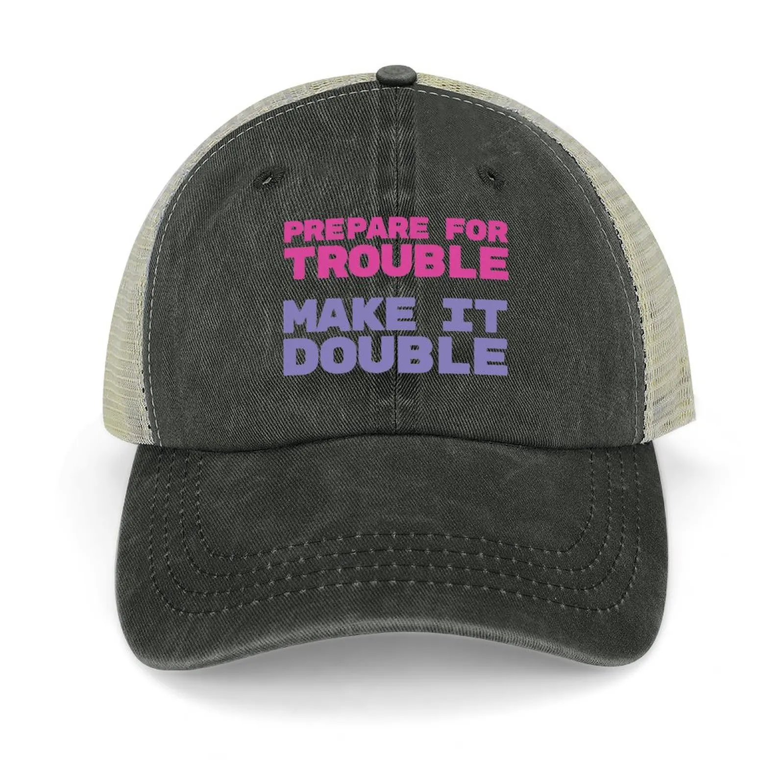 

Team Rocket Jessie and James Quote Cowboy Hat fishing hat Trucker Hat Snapback Cap Beach Boy Women's